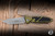 Microtech Socom Elite Manual Folding Knife OD Green Aluminum/Grip Inlay 4" M390 Tanto Apocalyptic 161-10APOD