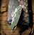 ProTech TR-4 Tactical Response 4 Automatic Folding Knife Green Aluminum 4" MagnaMax Saber Stonewash T4101-MM-GREEN