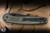 ProTech x Peace Neighbor Avalon Folding Knife Knurled Battleworn Green Aluminum 4.25" MagnaCut Black PN1103-BW-GREEN