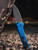 ProTech x Ramon Chaves Scapegoat Compact Auto Knife Blue Aluminum 2.95" MagnaMax Black DLC RCS1103-BLUE