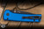 ProTech x Ramon Chaves Scapegoat Compact Auto Knife Blue Aluminum 2.95" MagnaMax Black DLC RCS1103-BLUE