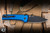 ProTech x Ramon Chaves Scapegoat Compact Auto Knife Blue Aluminum 2.95" MagnaMax Black DLC RCS1103-BLUE