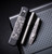 ProTech Godfather Automatic Folding Knife Black Aluminum/TechnoCarbo Black  CF Inlay 4" 154CM Stiletto DLC Black 905-LTD-TC-BLACK
