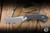 Shirogorov x Sinkevich Pike Folding Knife Blue Carbon Fiber  3.75" MagnaCut