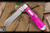 Jack Wolf Knives Eureka Slipjoint Folding Knife Smooth Purple Bone 2.83" 14C28N Satin