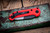 Microtech LUDT Gen III Automatic Folding Knife Red Milwaukee Aluminum 3.4" M390 Tanto Two Tone 1136-1MWS