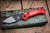 Microtech LUDT Gen III Automatic Folding Knife Red Milwaukee Aluminum 3.4" M390 Tanto Two Tone 1136-1MWS