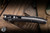 Preowned-Microtech Stitch Automatic Folding Knife Black Knurled Aluminum 3.75" M390 Stonewash 169-10