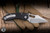 Preowned-Microtech Stitch Automatic Folding Knife Black Knurled Aluminum 3.75" M390 Stonewash 169-10