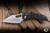 Preowned-Microtech Stitch Automatic Folding Knife Black Knurled Aluminum 3.75" M390 Stonewash 169-10