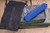 Preowned-Heretic Knives Manticore E OTF Blue Aluminum/Carbon Fiber 3" S35VN Dagger H028-6A-BLU/CF