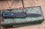 Preowned-Heretic Knives Manticore E OTF Blue Aluminum/Carbon Fiber 3" S35VN Dagger H028-6A-BLU/CF