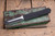 Preowned-Heretic Knives Manticore X OTF Jade G10 3.7" Tanto Two-Tone Black H031-10a-Jade