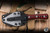 RMJ Tactical "Utsidihi" Fixed Blade Knife Black Widow G10 3.5" MagnaCut Drop Point Graphite Black