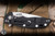 Hinderer Knives XM-18 Flipper Folding Knife Triway Black G10/Battle Black Titanium 3.5" MagnaCut Spanto Stonewash