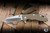 Hinderer Knives XM-18 Flipper Folding Knife Triway OD Green G10/Stonewash DLC Titanium 3.5" MagnaCut Spanto Stonewash