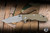 Hinderer Knives XM-18 Flipper Folding Knife Triway OD Green G10/Battle Black Titanium 3.5" MagnaCut Spanto Working Finish