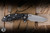 Hinderer Knives XM-18 Flipper Folding Knife Triway Coyote G10/Stonewash DLC Titanium 3.5" MagnaCut Spanto Working Finish