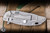 Hinderer Knives XM-18 Flipper Folding Knife Triway Coyote G10/Stonewash Titanium 3.5" MagnaCut Spanto Working Finish