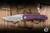 Sharknivco WAKA 4.9 Folding Knife Titanium/Purple Rain CamoQuartz Inlay 3.25" RWL-34 Blasted