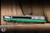 Sharknivco WAKA 4.9 Folding Knife Titanium/Green CamoQuartz Inlay 3.25" RWL-34 Blasted