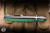 Sharknivco WAKA 4.9 Folding Knife Titanium/Green CamoQuartz Inlay 3.25" RWL-34 Blasted