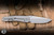 Sharknivco WAKA 4.9 Folding Knife Titanium/Butterscotch CamoQuartz Inlay 3.25" RWL-34 Blasted