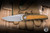 Sharknivco WAKA 4.9 Folding Knife Titanium/Butterscotch CamoQuartz Inlay 3.25" RWL-34 Blasted