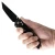 Toor Knives Bateman Folding Knife Onyx Aluminum 3.5" MagnaCut Tanto Black