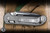Microtech LUDT Ram-Lok Manual Folding Knife Natural Clear Frag Aluminum 3.4" M390 Tanto Black 1136RL-1FRNC