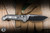 Microtech LUDT Ram-Lok Manual Folding Knife Natural Clear Frag Aluminum 3.4" M390 Tanto Black 1136RL-1FRNC