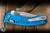 Microtech Amphibian Mini Ram-LOK Folding Knife Blue Frag Aluminum 3.25” M390 Apocalyptic Stonewash 137MRL-10APFRBL