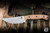 Microtech Akris Fixed Blade Knife Dark Earth G10 3.7" M390 Drop Point Stonewash 95-10DE-2