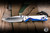 Chris Reeve Knives Small Sebenza 31 Folding Knife Unique Graphic "Night Sky" Titanium, Amethyst Inlay 3" MagnaCut Drop Point S31-1408-0132