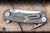 Hinderer Knives Project X Flipper Knife Orange G10/Working Finish 3.65" MagnaCut Sheepsfoot Stonewash