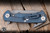 Hinderer Knives Project X Flipper Knife Red G10/Battle Blue 3.65" MagnaCut Sheepsfoot