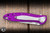 Kershaw Leek Assisted Flipper Knife Purple Aluminum 3" 14C28N Drop Point Bead Blast 1660PUR