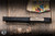 Preowned-Microtech Hera OTF Knife Black Aluminum 3" M390 Dagger Bronze Serrated 702-15
