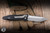 Microtech Socom Elite Manual Folding Knife Black Aluminum 4\" M390 Tanto Stonewash Part-Serrated 161-11