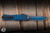 Microtech Hera II Mini OTF Automatic Knife Weathered Blue Aluminum 3" M390 Tanto 1704M-1WBL