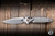 Microtech Marfione Select Socom RAM-LOK Manual Folding Knife Frag Titanium/Flamed Ti Accents 4" M390 Clip Point Stonewash 160RL-10FRMS5