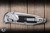 Microtech Marfione Select Socom RAM-LOK Manual Folding Knife Titanium/Blue Ti Accents/Textured Inlay 4" M390 Tanto Stonewash 161RL-10MS3