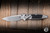Microtech Marfione Select Socom RAM-LOK Manual Folding Knife Titanium/Blue Ti Accents/Textured Inlay 4" M390 Tanto Stonewash 161RL-10MS3