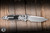 Microtech Marfione Select Socom RAM-LOK Manual Folding Knife Titanium/Blue Ti Accents/Textured Inlay 4" M390 Tanto Stonewash 161RL-10MS3