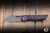 Hypercut Knives Cretin Folding Knife Fat Carbon/Purple Accents 3.2" S45VN Wharncliffe