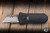 Hypercut Knives Oracle Gravity Utility Razor Black Raindrop Aluminum/Bronze Accents 2.2" Trapezoid Razor