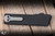 Chaves Knives Dissident OTF Automatic Knife Black Crosshatch Petrified Aluminum 3.8" M390 Tanto Stonewash