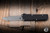 Chaves Knives Dissident OTF Automatic Knife Black Crosshatch Petrified Aluminum 3.8" M390 Tanto Stonewash