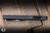 Chaves Knives Dissident OTF Automatic Knife Black Flat Battleworn Aluminum 3.8" M390 Tanto TT Stonewash