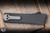 Chaves Knives Dissident OTF Automatic Knife Black Flat Battleworn Aluminum 3.8" M390 Tanto TT Stonewash